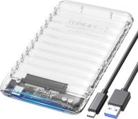 Orico 2.5in Clear Hard Drive Enclosure