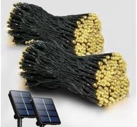 Solar String Lights Outside 2 Pack