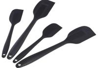 Amazon Basics Heat Resistant Rectangular Silicone Spatula Set