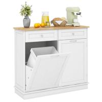 Kitchen Tilt Out Trash Cabinet with 2 Drawers