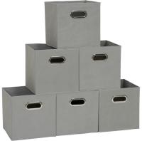 Household Essentials Foldable Storage Bins 6 Pack