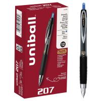 uni-ball 61256 207 Retractable Gel Pens 12 Pack
