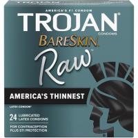 Trojan BareSkin Raw Ultra Thin Condoms 24 Pack