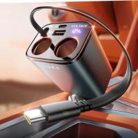 Lisen Car Cigarette Lighter Splitter Phone Charger