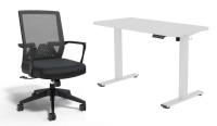 FlexiSpot E2 Electric Desk with Swivel Task Chair