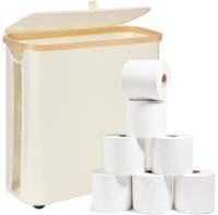 Toilet Paper Storage Basket with Lid