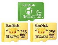 SanDisk 64GB + 256GB + 256GB MicroSDXC Memory Cards