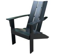 Mainstays Wood Modern Adirondack Chair in Black