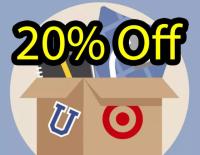Target Students Get a One Time 20% Off Storewide Purchase