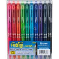 Pilot FriXion Erasable Assorted Colors Gel Pens 10 Pack