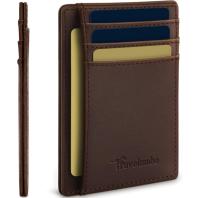 Travelambo Slim Minimalist Genuine Leather Wallet