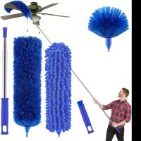 Microfibre Duster with Telescopic Extension Pole Kit High Ceilings