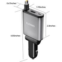 Flexino Ultra-Slim Retractable Car Charger