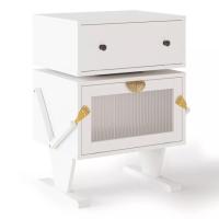 Heynemo Nightstand with LED Light Strips