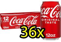 Coca-Cola Soda Soft Drink 36 Cans