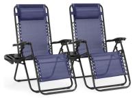 Concetta Zero Gravity Patio Recliner 2 Pack