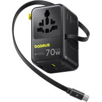 Baseus 70W Universal Travel Adapter with Retractable Cable
