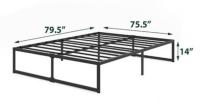Zinus ABEL 14in Platform King Size Bed Frame
