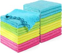 Microfiber Cleaning Cloths Rags 24 Pack