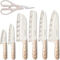 Astercook Ceramic Coated Stainless Steel Knife Set