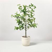 Faux Potted Gypsophila Leaf Tree