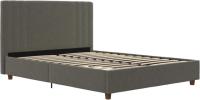 DHP Wynn Upholstered Bed with Headboard and Frame
