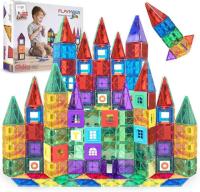 Playmags 3D Magnetic Tiles Building Blocks Set