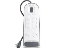 Belkin 8-Outlet Surge Protector with Telephone Protection