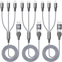 HYXing 3-in-1 Multi Charging Cable 3 Pack