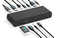 Amazon Basics Thunderbolt4 USB4 Pro Docking Station