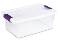 Sterilite Clear View Storage Container Tote 12 Pack