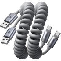 Lisen USB to USB-C CarPlay Charging Cable 2 Pack