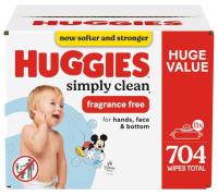 Huggies Simply Clean Baby Wipes 11 Pack