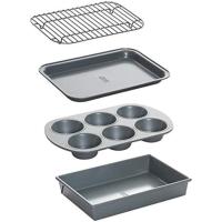 Chicago Metallic Professional 4-Piece Non-Stick Toaster Oven Set