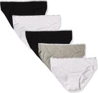 Calvin Klein Womens Cotton Stretch Logo Bikini Panties 5 Pack