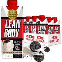 Lean Body Ready-to-Drink Cookies and Cream Protein Shake 12 Pack