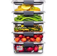 Rubbermaid Brilliance Food Storage Containers 5 Set