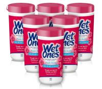 Wet Ones AntibacterialHand Wipes 6 Pack