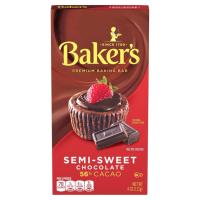 Bakers Semi-Sweet Chocolate Premium Baking Bar
