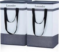 FairyHaus Laundry Basket Hamper 100L 2 Pack