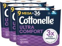 Cottonelle Toilet Paper Family Mega Rolls 27 Pack