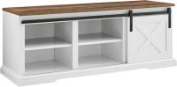 Walker Edison Farmhouse Shoe Cabinet Storage