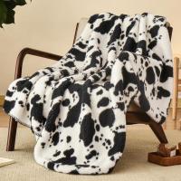 PHF Animal Print Sherpa Blanket
