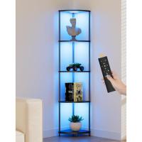Corner Shelf with LED Lights