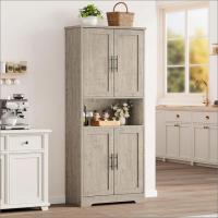 Ebern Designs Tall Kitchen Pantry Cabinet