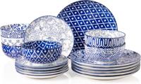 Sweejar 18-Pieces Ceramic Dinnerware Sets