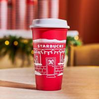 Free Starbucks Holiday Red Reusable Cup with Any Holiday Drink Purchase 11/13 Only