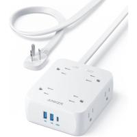 Anker 2000J Surge Protector Flat Plug Thin Power Strip