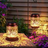 Kooper Waterproof Hummingbird Hanging Solar Lantern Lights 2-Pack