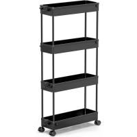 Spacekeeper 4-Tier Rolling Storage Cart